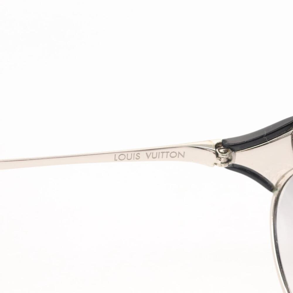 LOUIS VUITTON Daisy Sunglasses Metal Silver Z0261U LV Auth 143996 - Picture 10 of 13